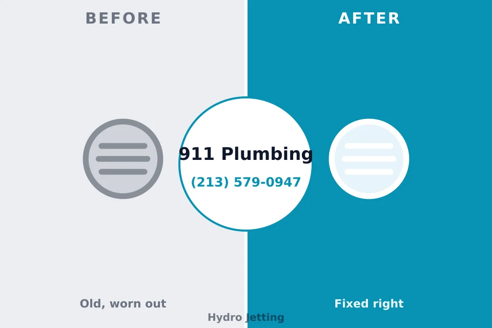 Before and after: plumbing company Spanish Lake, MO